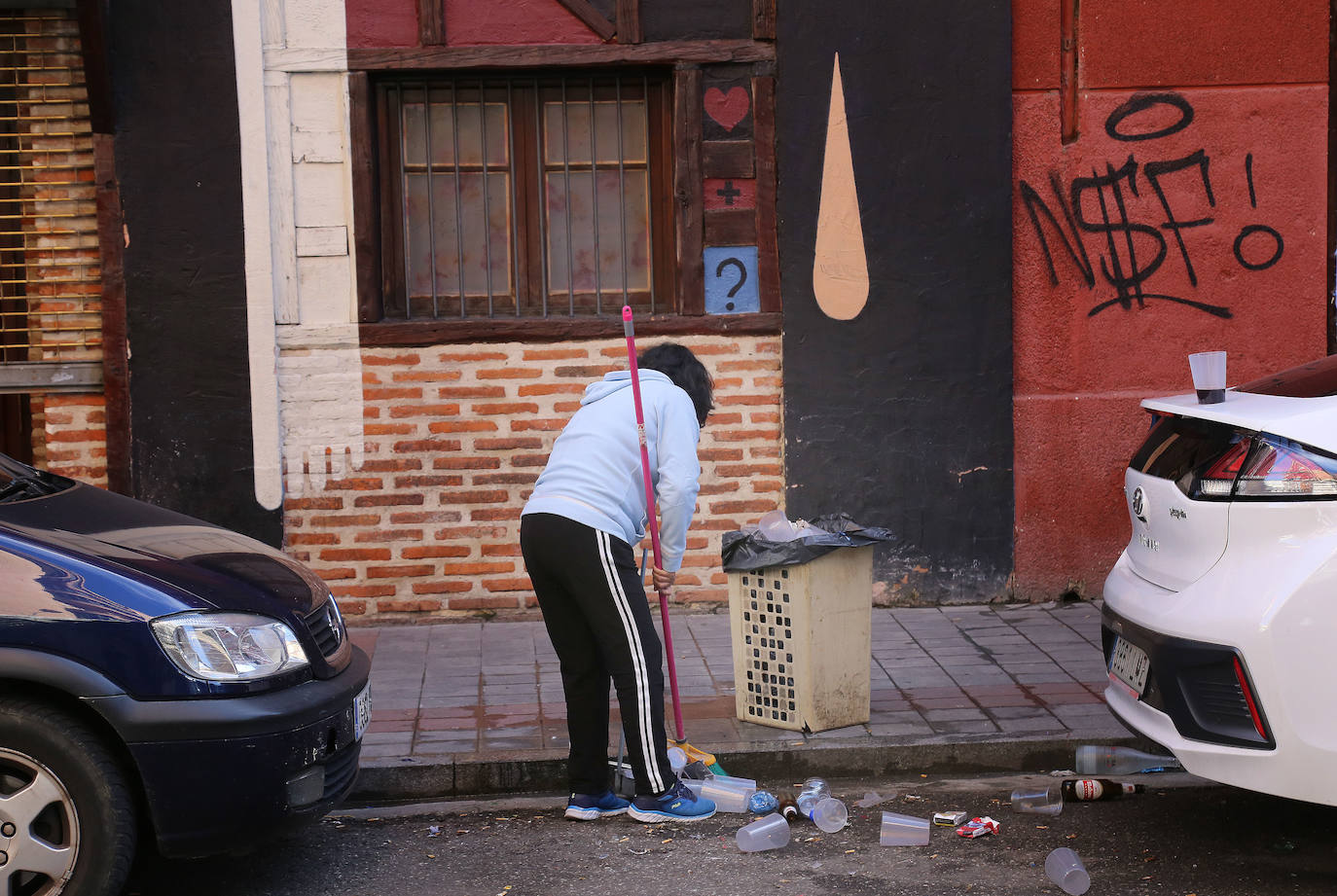 Restos de la Nochevieja palentina