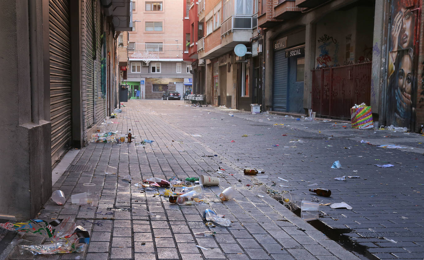 Restos de la Nochevieja palentina