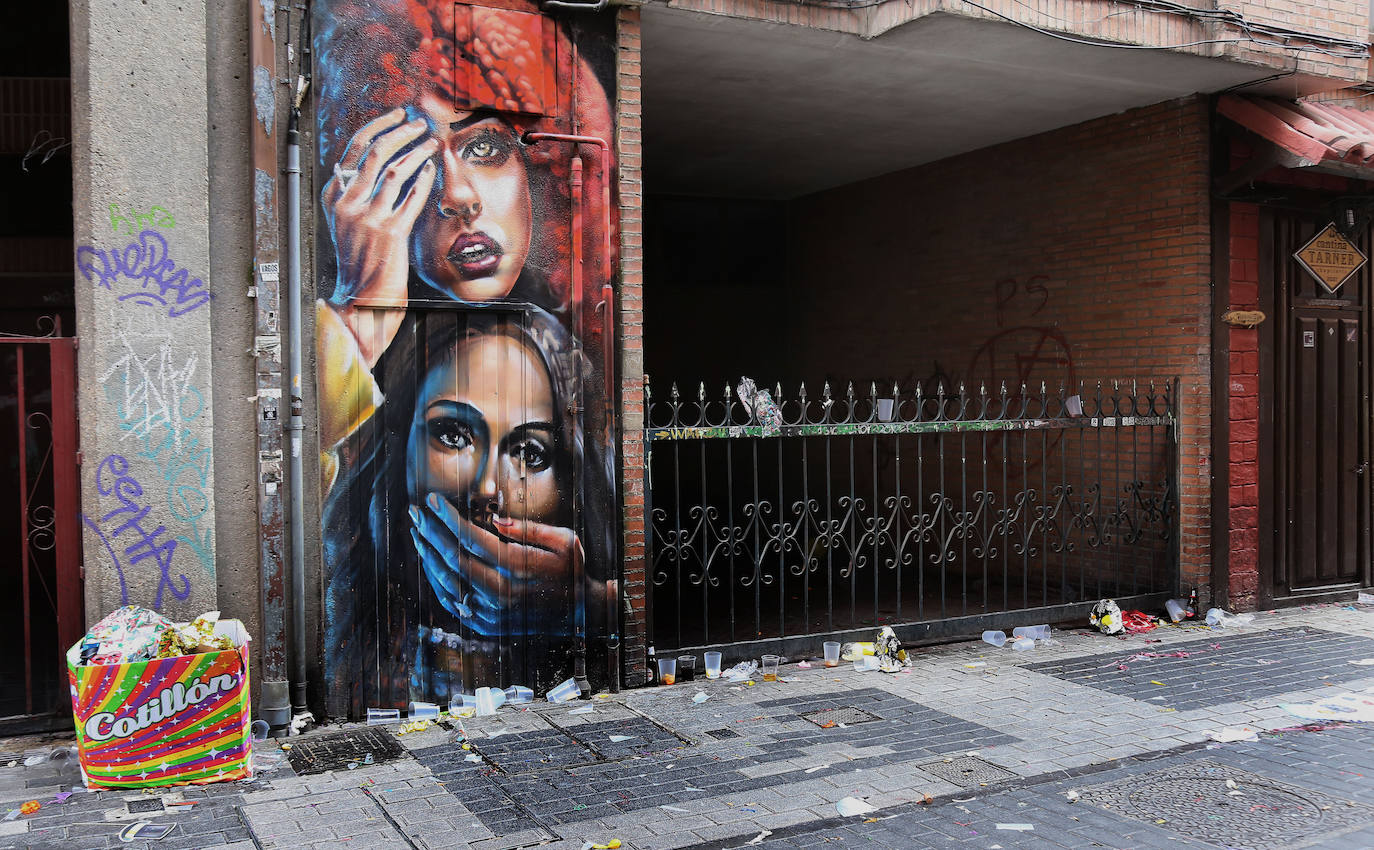 Restos de la Nochevieja palentina