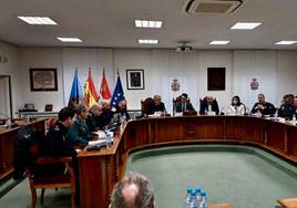 Junta de Seguridad celebrada este martes en Aranda de Duero.