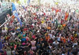 Imagen de archivo de las fiestas de Pedrajas de San Esteban en honor a San Agustín.