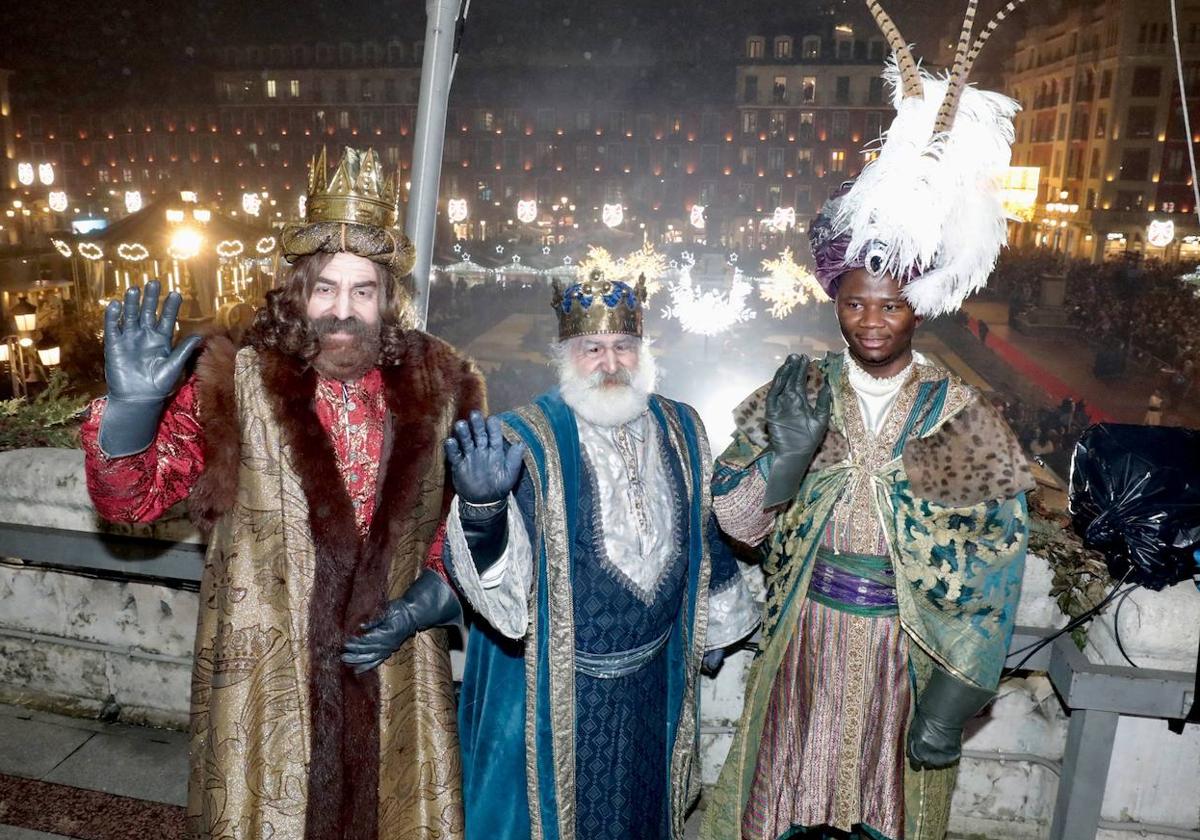 Los Reyes Magos, el año pasado en Valladolid.