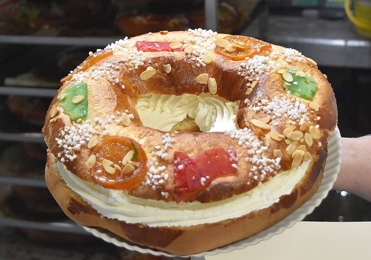 Roscón de Reyes.