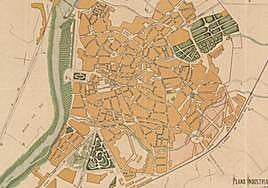 Un mapa comercial para irse de compras por el Valladolid de 1881