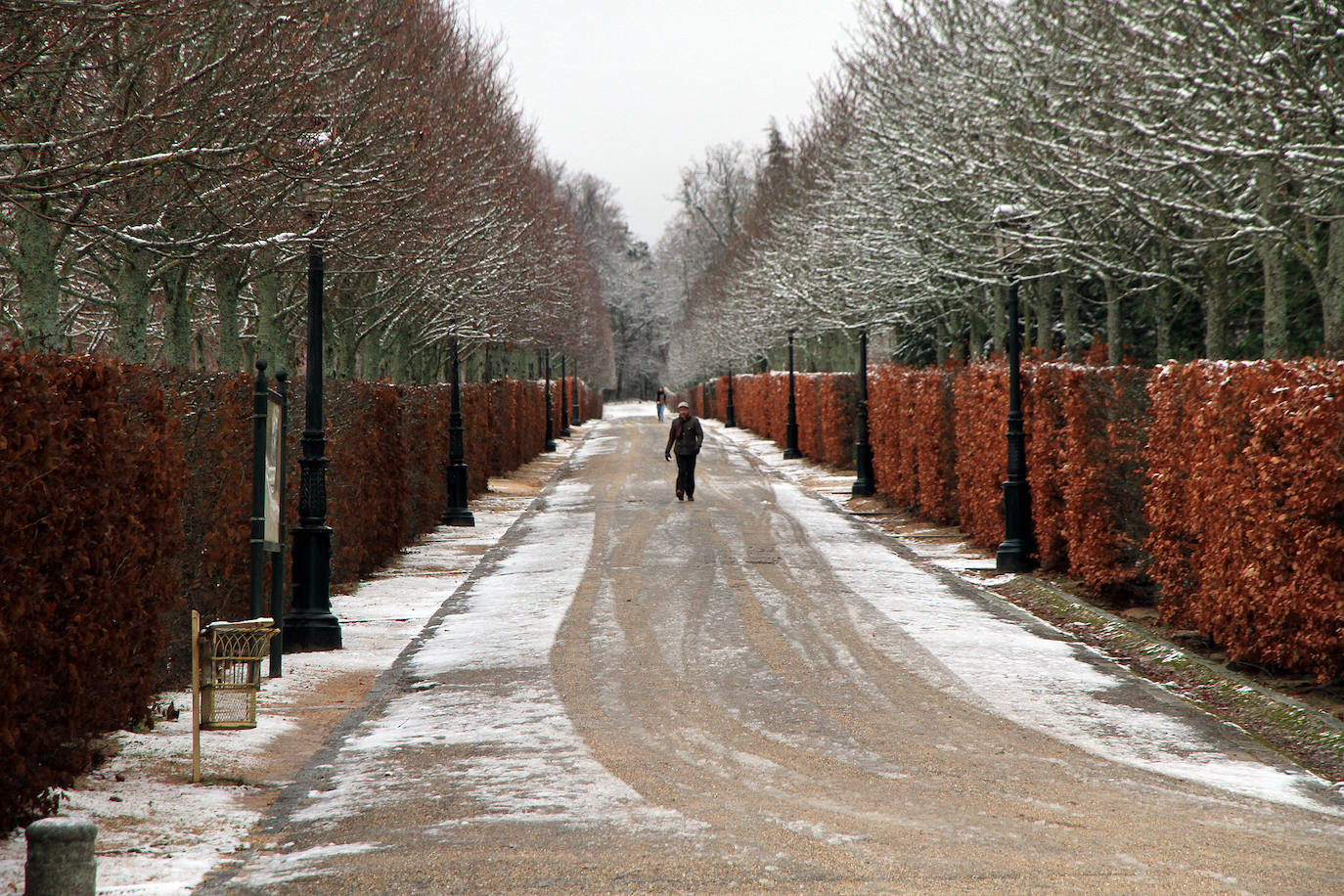 Nevada en La Granja de San Ildefonso