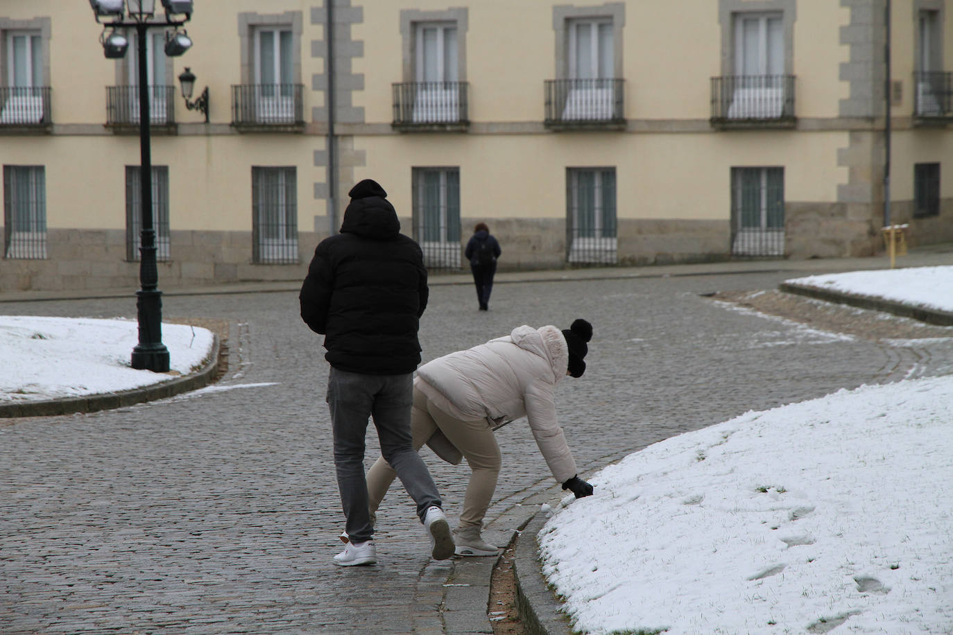 Nevada en La Granja de San Ildefonso