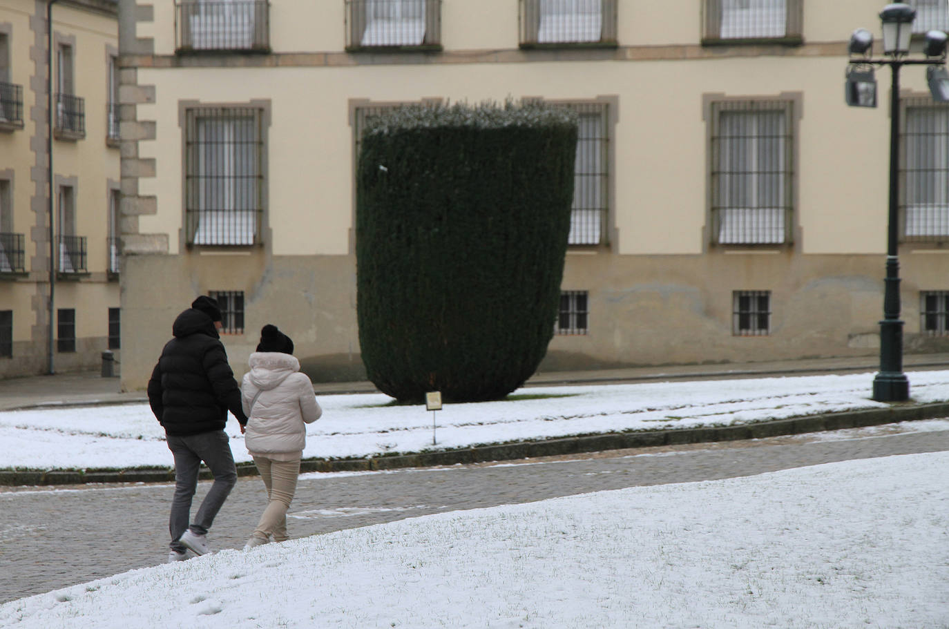 Nevada en La Granja de San Ildefonso