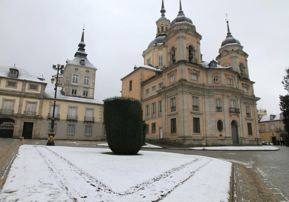 Nevada en La Granja de San Ildefonso