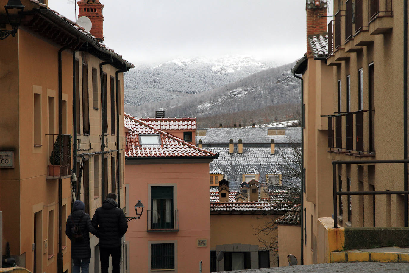 Nevada en La Granja de San Ildefonso