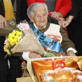 Emiliana, la «superabuela» de Peñafiel, cumple 105 años