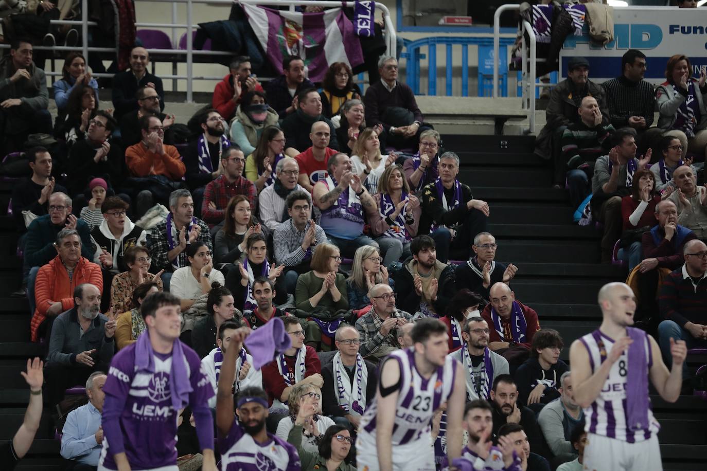 Las imágenes del partido del Real Valladolid Baloncesto contra el Fuenlabrada