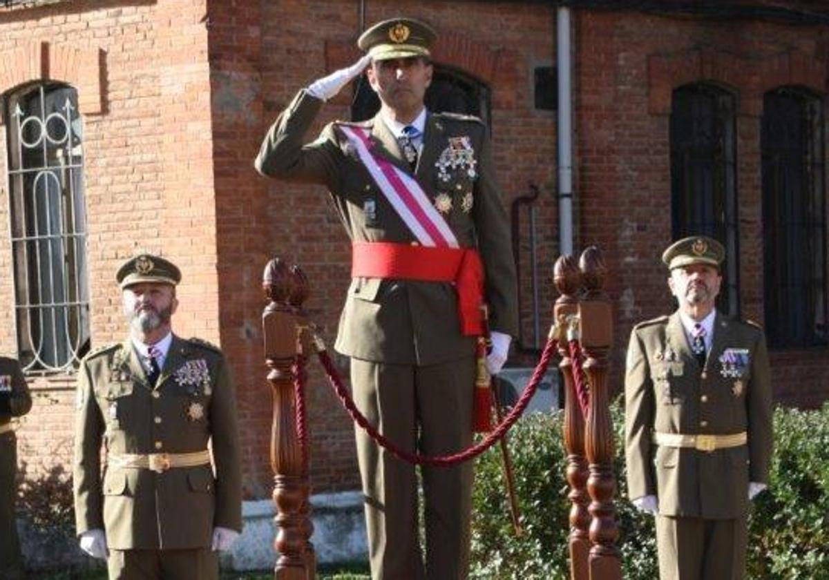 El general De la Pisa preside los actos del día de Santa Barbara en Valladolid.
