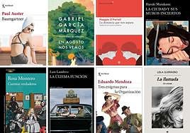 Portadas de varios de los libros de la nueva temporada,