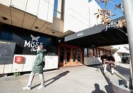 La puerta de la discoteca Moss, la antigua sala Kerala.