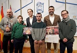 Presentación del calendario solidario de 2024 impulsado por la Asociación Síndrome de Down de Valladlid.