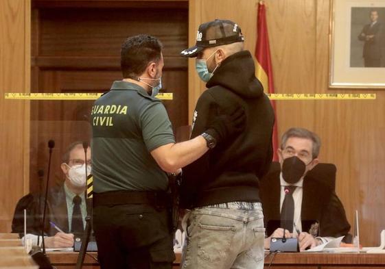 Pipi, durante su último juicio en la Audiencia de Valladolid.