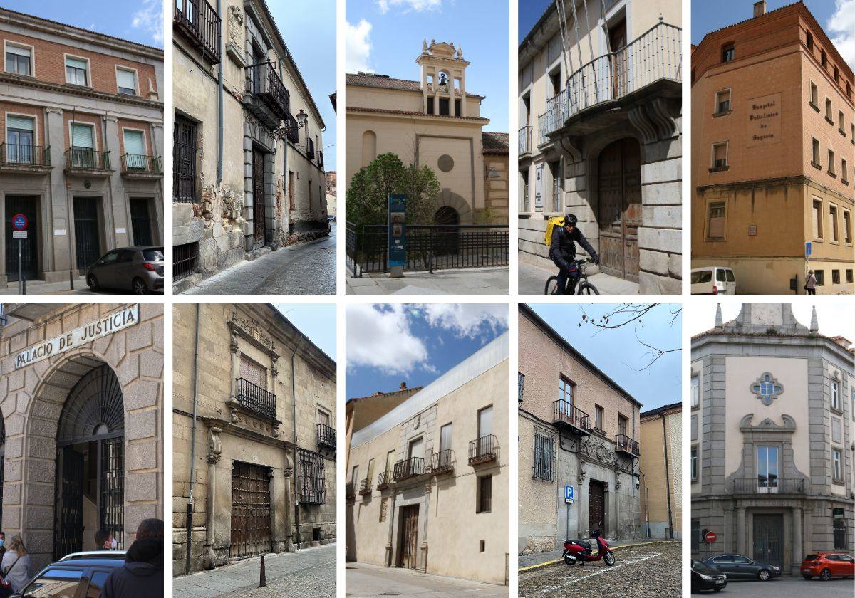 Edificios que han perdido actividad en el casco antiguo durante los últimos años.