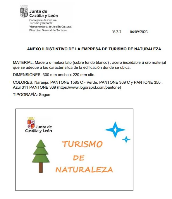 Castilla Y León Estos Son Los Requisitos Y El Logo Provisional Para Ser Empresa De Turismo 9417