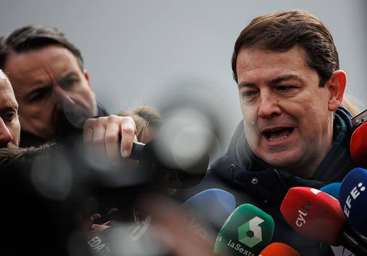 El presidente de la Junta de Castilla y León, Alfonso Fernández Mañueco.