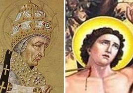 San Fabián papa y San Sebastián.