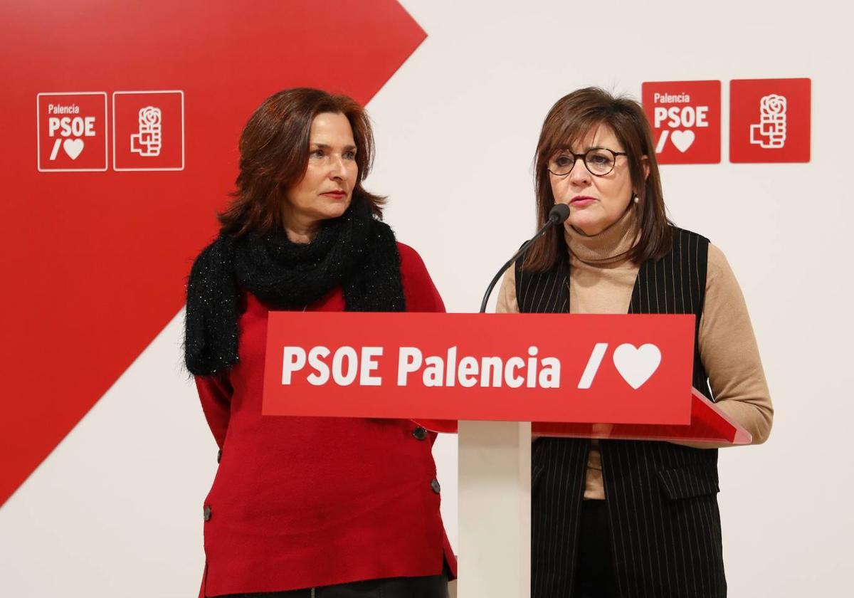 Mari Luz Martínez Seijo y Rosa Aldea.