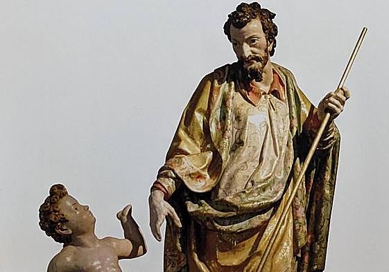 'San José con el Niño', de Juan de Montejo, una de las obras que se exhibirán en la muestra.
