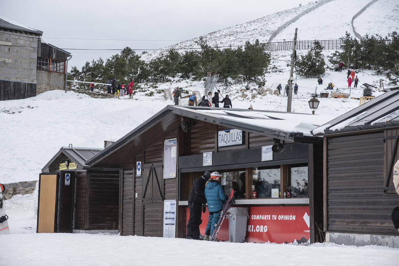 Los colapsos en Navacerrada, en imágenes