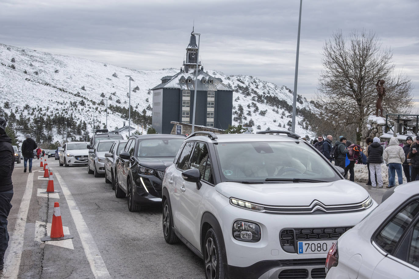 Los colapsos en Navacerrada, en imágenes