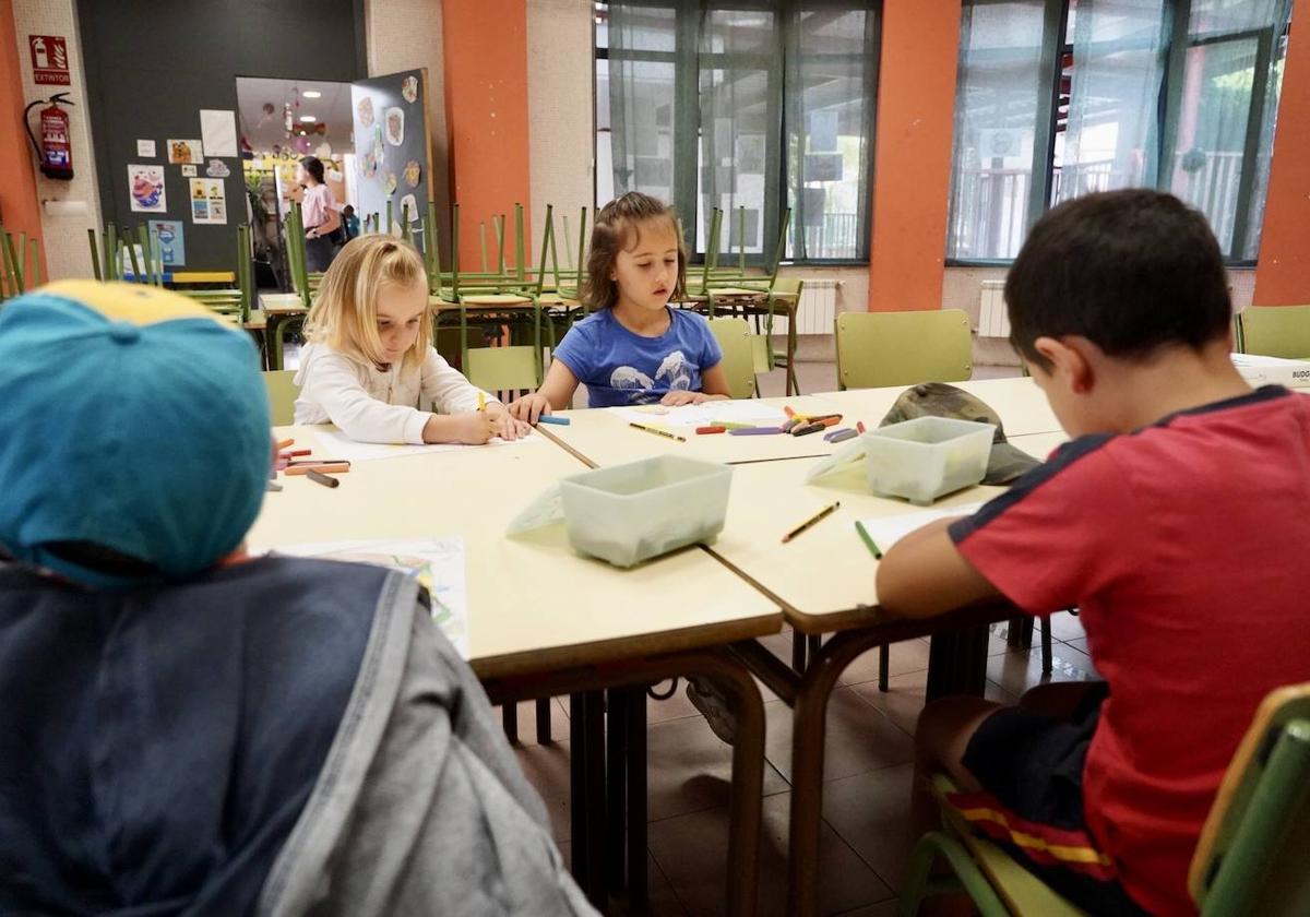 Niños participantes en el programa de Conciliamos en verano.