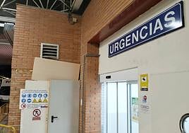 Entrada al área de Urgencias del Hospital Río Carrión.