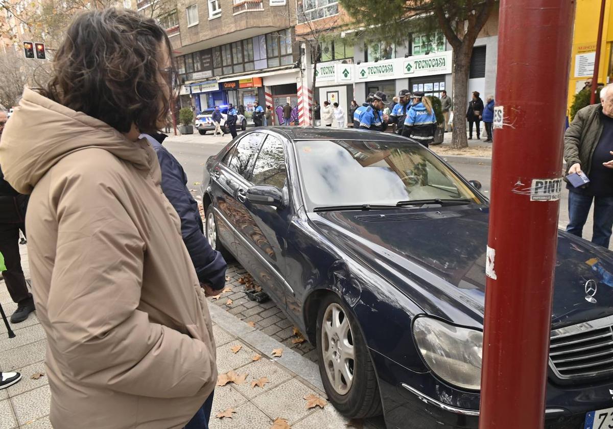 Las imágenes del impactante accidente en la calle Cigüeña