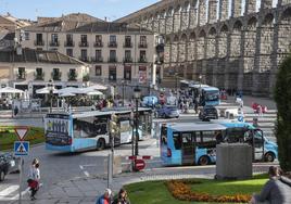 Ensayos con lanzaderas en la plaza Oriental durante el pasado septiembre.