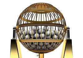 Bombo de la Lotería Nacional.