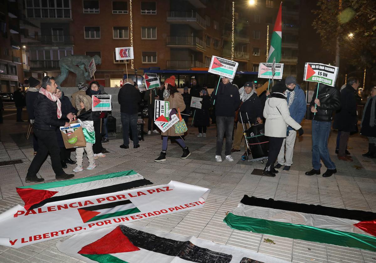 Manifestación el pasado 27 de diciembre en la plaza de España.