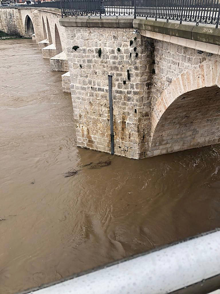 El río Duero en Tordesillas.