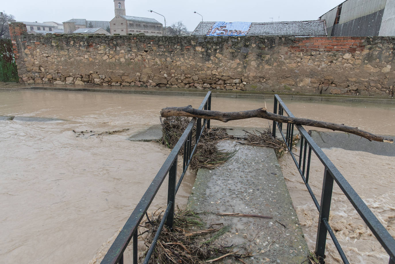 La inundación en Cantimpalos, en imágenes