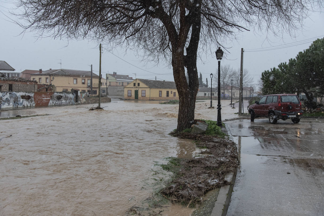 La inundación en Cantimpalos, en imágenes