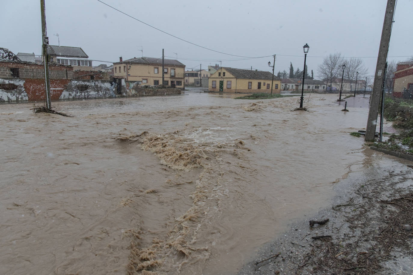 La inundación en Cantimpalos, en imágenes