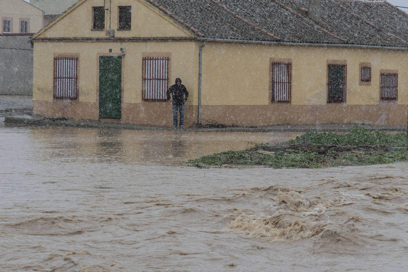 La inundación en Cantimpalos, en imágenes