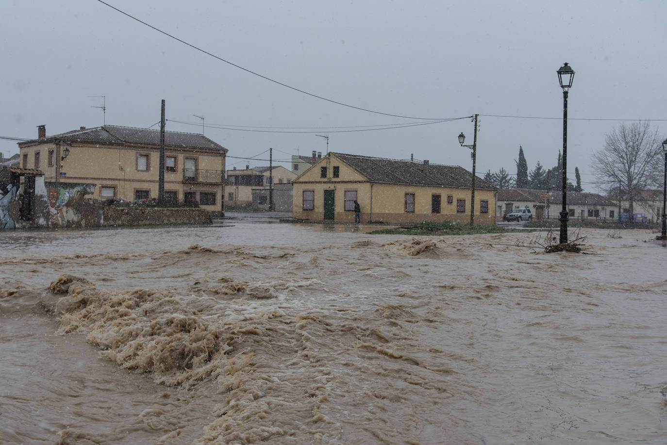 La inundación en Cantimpalos, en imágenes