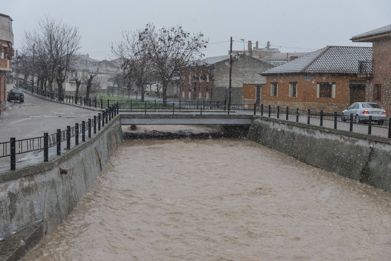 La inundación en Cantimpalos, en imágenes