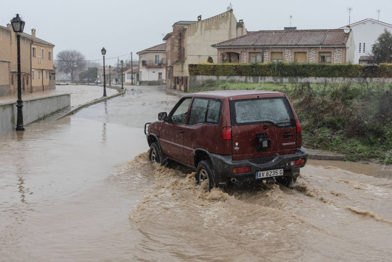 La inundación en Cantimpalos, en imágenes