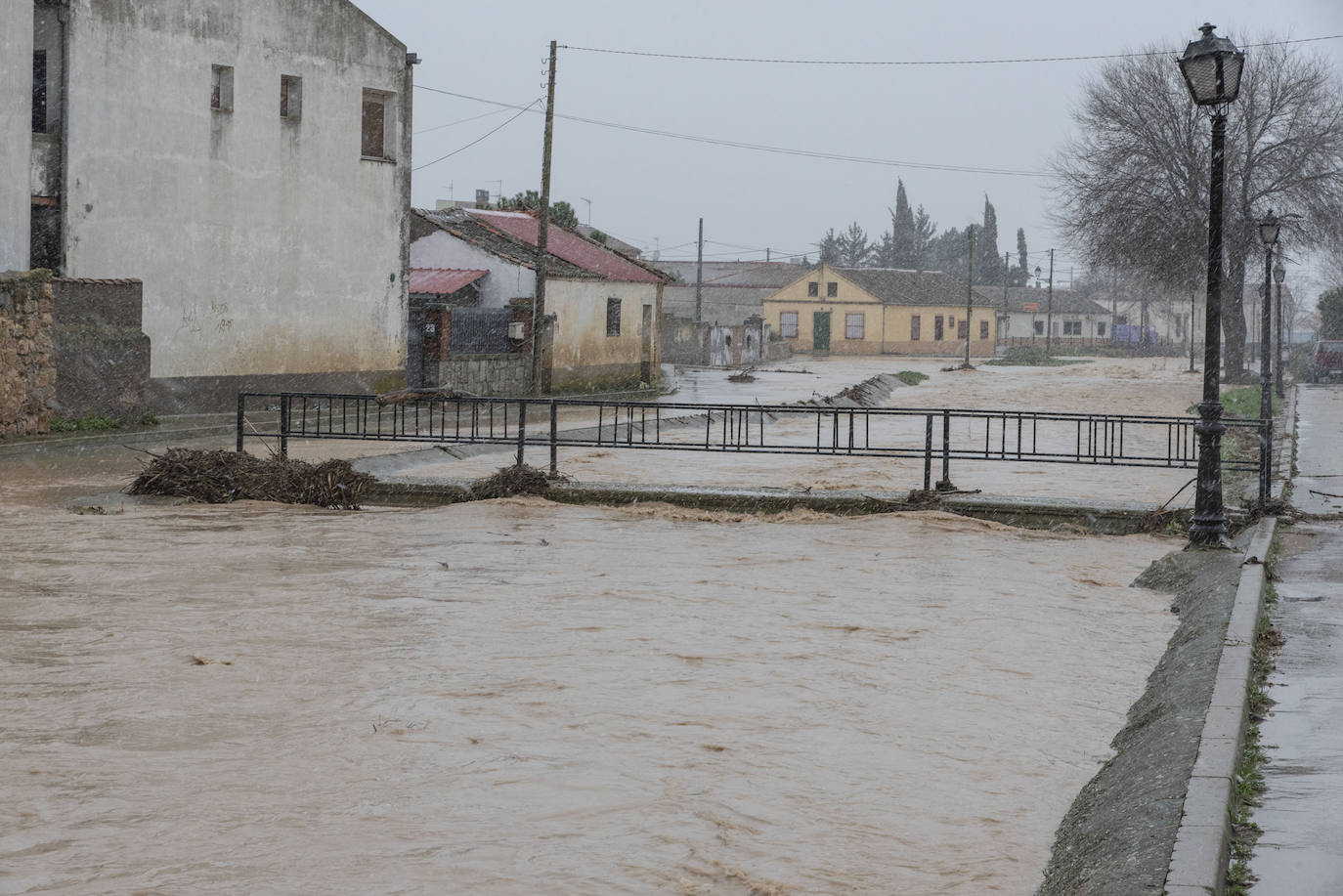 La inundación en Cantimpalos, en imágenes