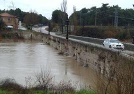 El río Cega a su paso por Mojados