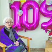 Ignacia cumple 109 años entre ejercicios matemáticos