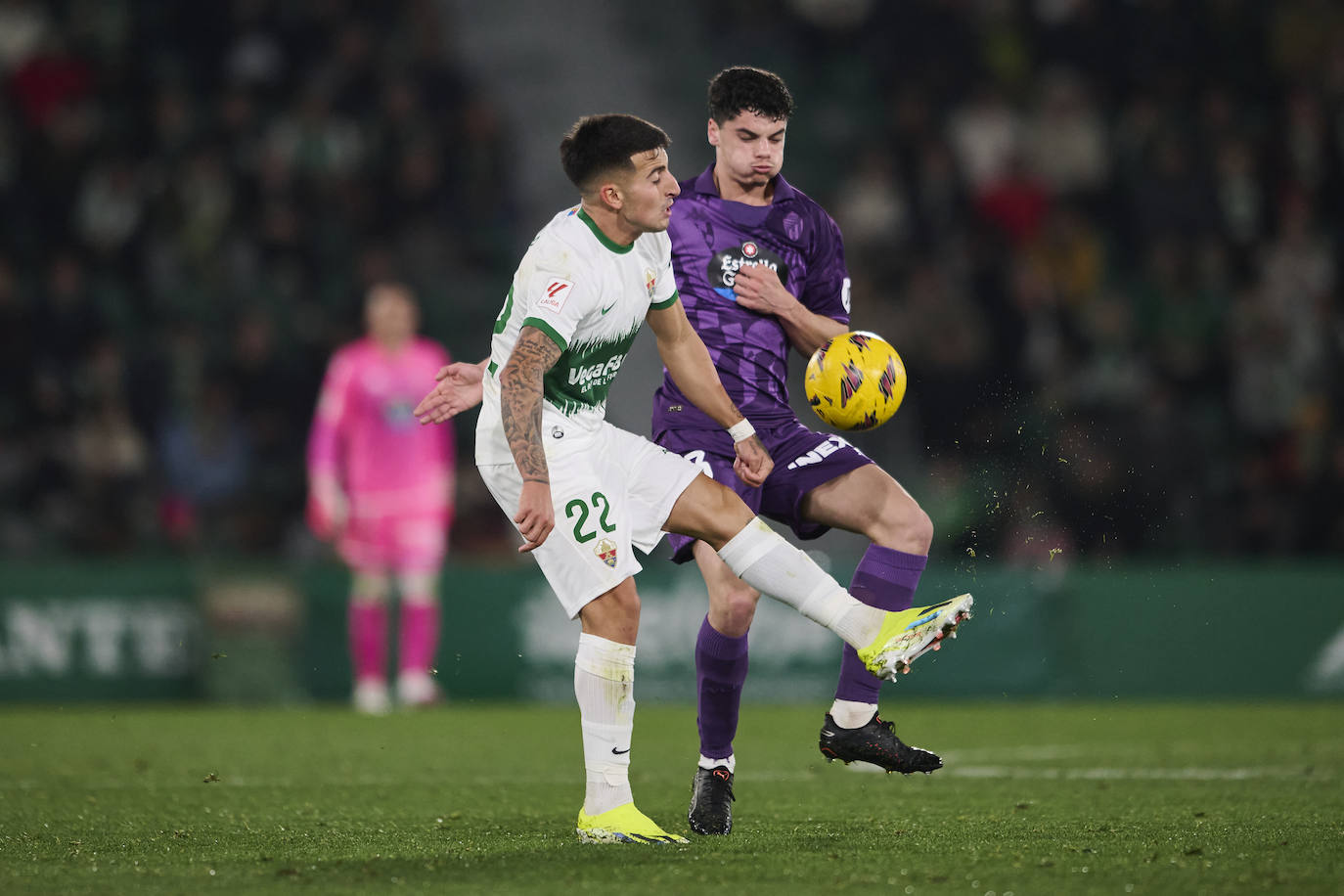 Las imágenes del partido Elche-Real Valladolid