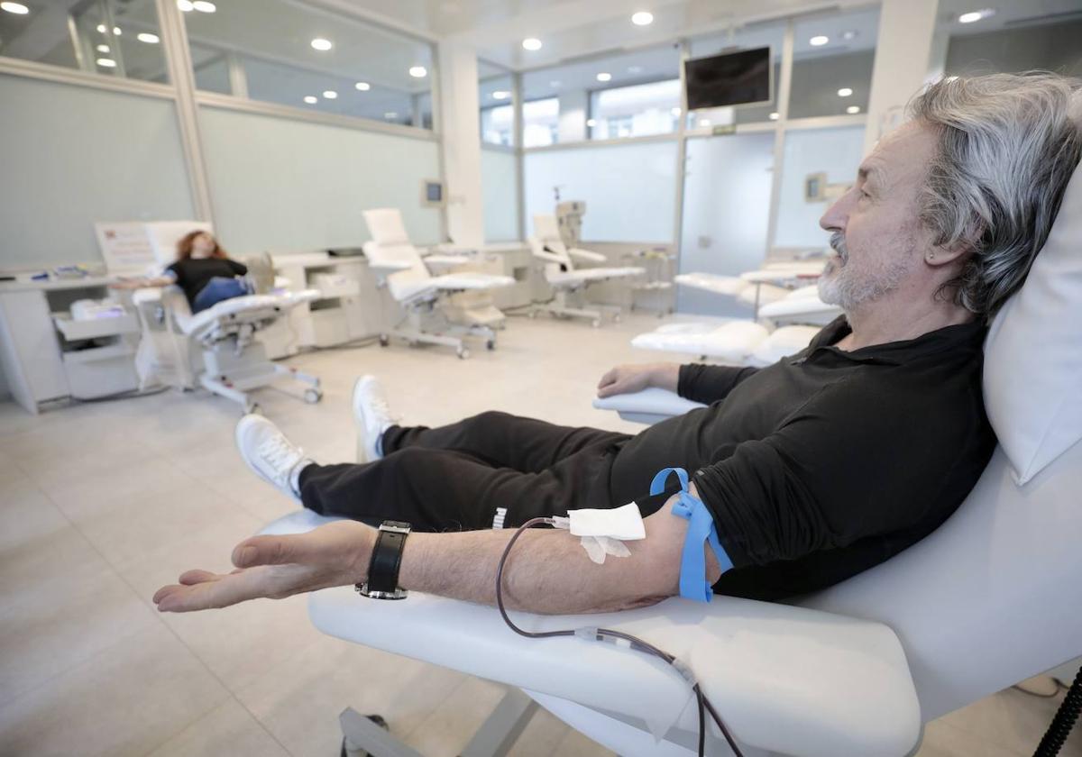 Donantes en el Centro de Hemoterapia y Hemodonación de Castilla y León.