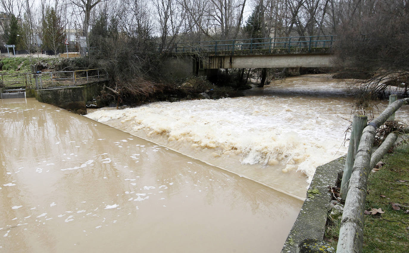 Inundaciones por el desembalse de Burgomillodo