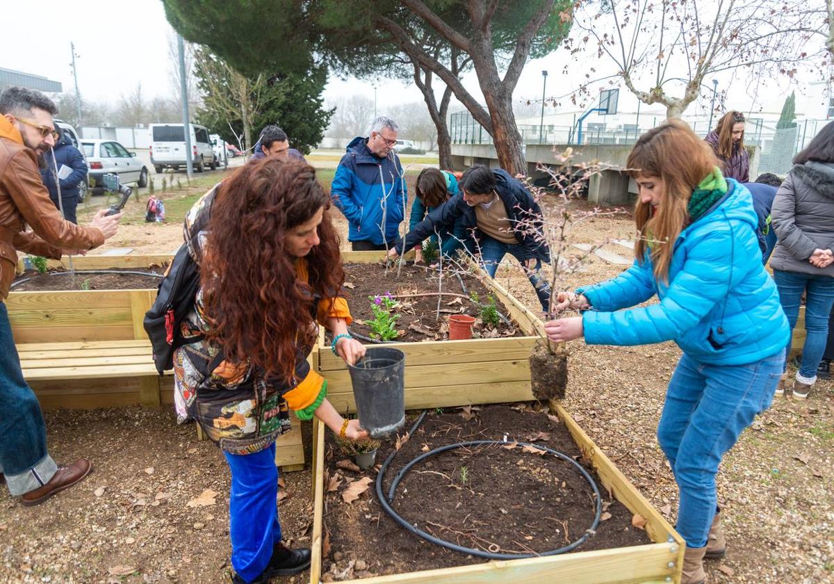 El campus de Palencia inaugura un jardín terapeútico