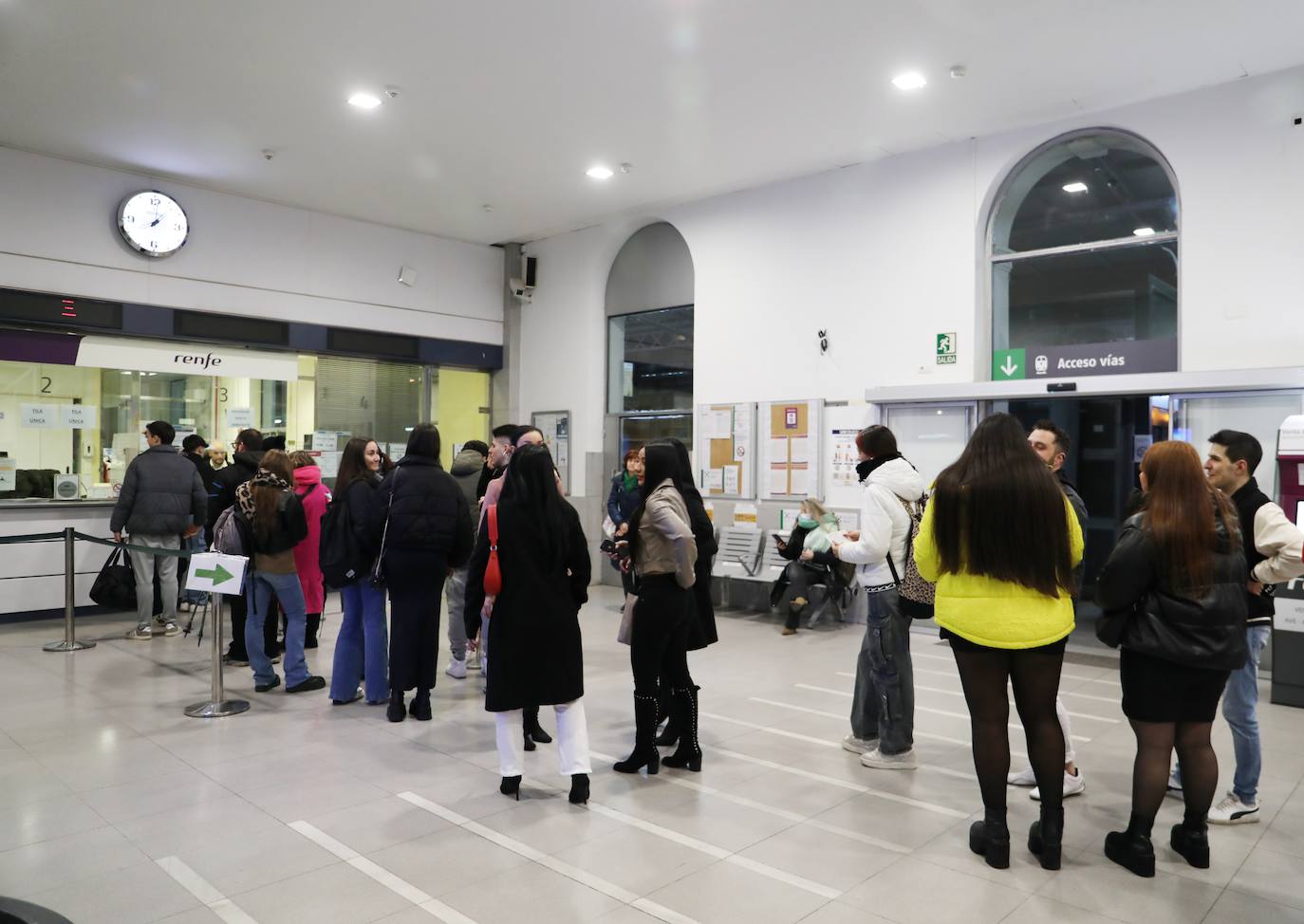 Retrasos en la estación de trenes de Palencia